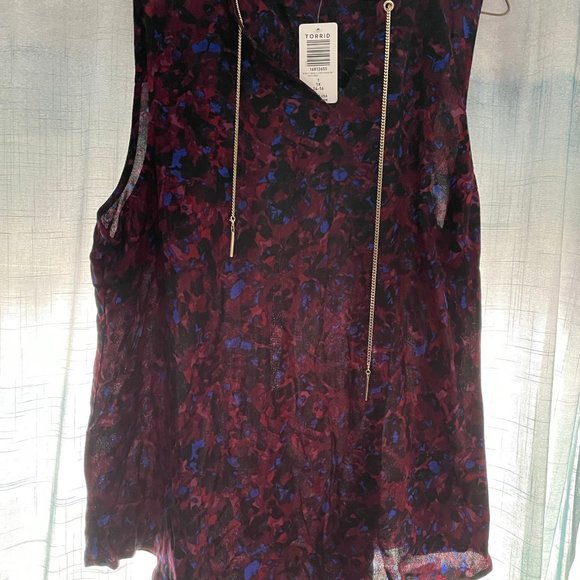 BNWT Torrid animal print crepe chain tank 1XL - Picture 4 of 4